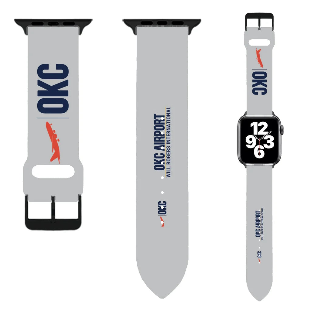 WBV6 | OKC Will Rogers International Airport OKC | Light Gray (Metal Buckle)