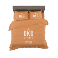 Thumbnail for Okadama Airport (OKD) Bedding Sets & Blankets - Bedding Set - ID Tag - Orange