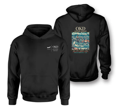 OKD - Poster - Double-Side Hoodie - Black