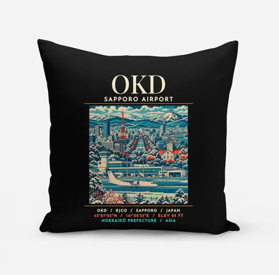 OKD - Poster - Pillow - Black