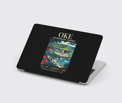OKE - Poster - MacBook Case - Black