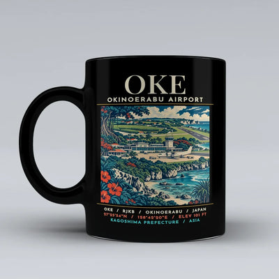 OKE - Poster - Mug - Black