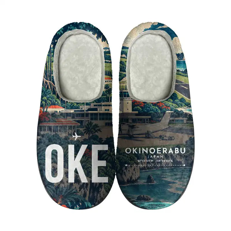 Okierabu Airport (OKE) Slippers & Flip Flops - Slippers - Cotton - Scene - Different