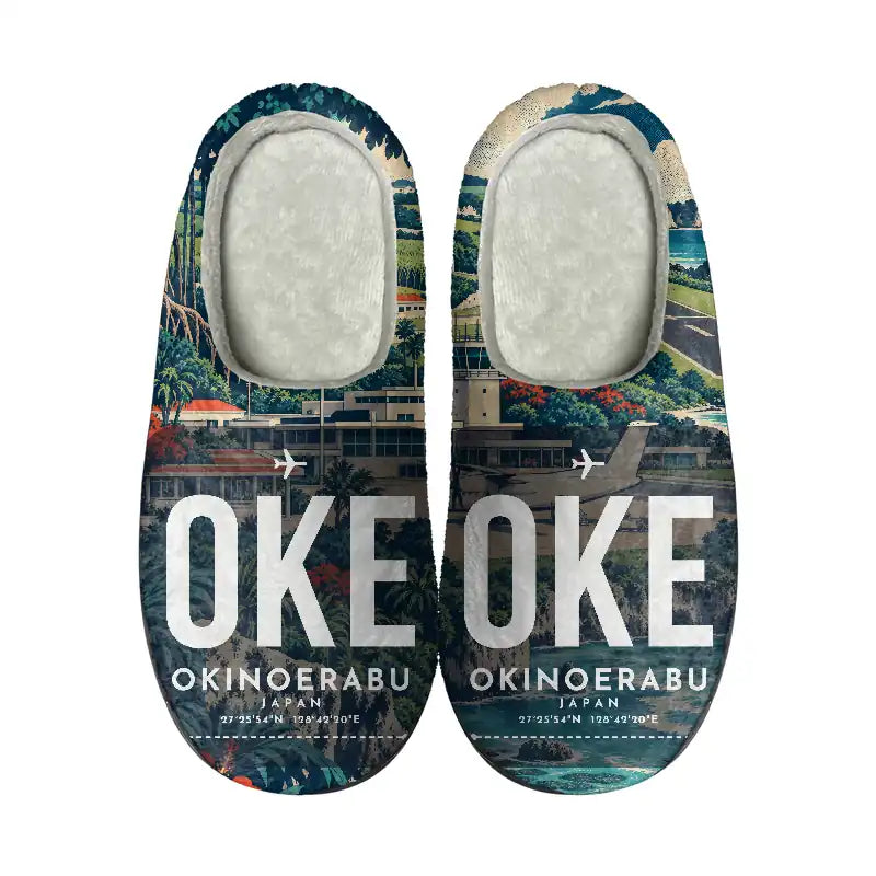 Okierabu Airport (OKE) Slippers & Flip Flops - Slippers - Cotton - Scene - Same