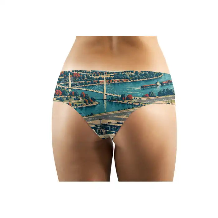 Omaha Eppley Airfield (OMA) Women Panties - Scene - Back