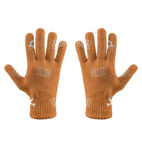 Thumbnail for Nome Airport (OME) Gloves - Gloves - Full - Pattern - Orange
