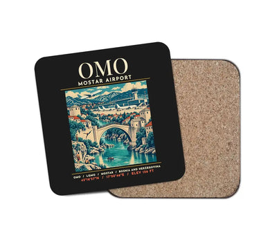 OMO - Poster - Coaster - Black