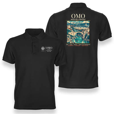 OMO - Poster - Double-Side Polo - Black