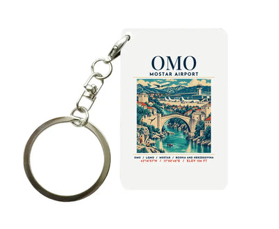OMO - Poster - Key Chain - White
