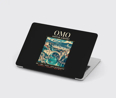 OMO - Poster - MacBook Case - Black
