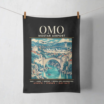 OMO - Poster - Towel - Black