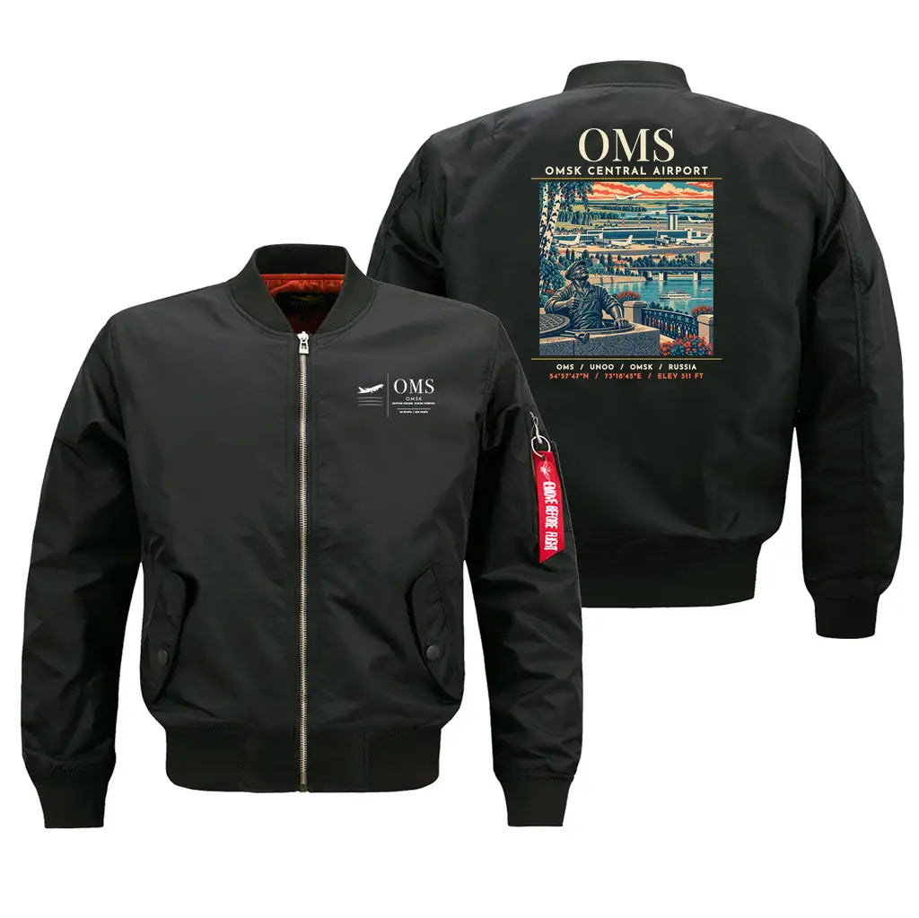 OMS - Poster - Bomber Jacket - Black