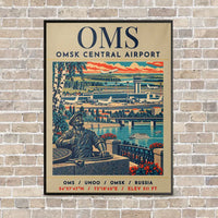 Thumbnail for OMS - Poster - Canvas Framed - Beige