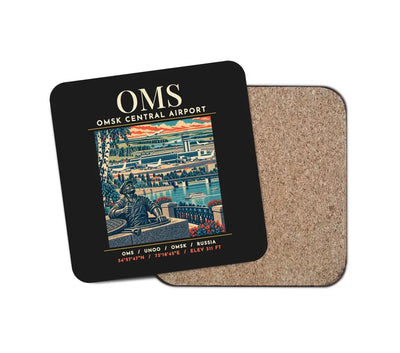 OMS - Poster - Coaster - Black