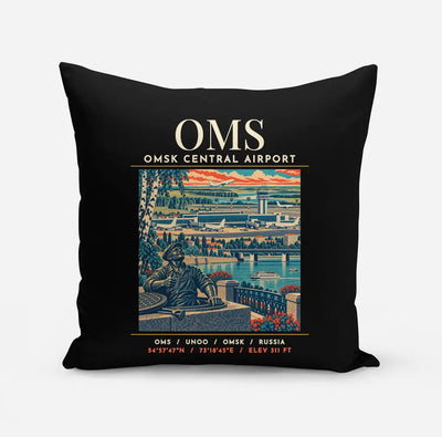 OMS - Poster - Pillow - Black