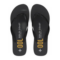 Thumbnail for Gold Coast Airport (OOL) Slippers & Flip Flops - Slippers - Flip Flops - Code - Black
