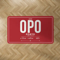 Thumbnail for Porto Francisco Sá Carneiro Airport (OPO) Carpets - Carpet Rectangle - ID Tag - Red
