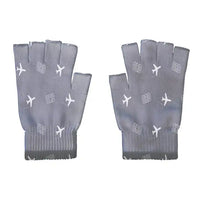 Thumbnail for Chicago O'Hare International Airport (ORD) Gloves - Gloves - Cut - Pattern - Gray