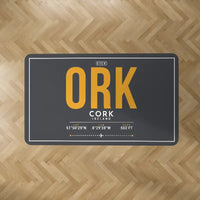 Thumbnail for Cork Airport (ORK) Carpets - Carpet Rectangle - ID Tag - Dark Gray