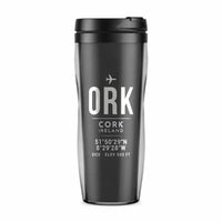 Thumbnail for Cork Airport (ORK) Travel Mugs - ID Tag - Plastic (No Holder) - Gray