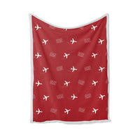 Thumbnail for Ahmed Ben Bella Airport (ORN) Bedding Sets & Blankets - Blanket - Pattern - Red