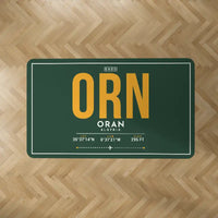 Thumbnail for Ahmed Ben Bella Airport (ORN) Carpets - Carpet Rectangle - ID Tag - Dark Green