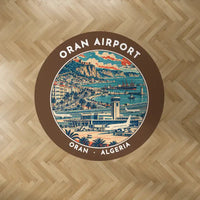 Thumbnail for Ahmed Ben Bella Airport (ORN) Carpets - Carpet Round - Badge - Brown