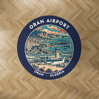 Thumbnail for Ahmed Ben Bella Airport (ORN) Carpets - Carpet Round - Badge - Dark Blue