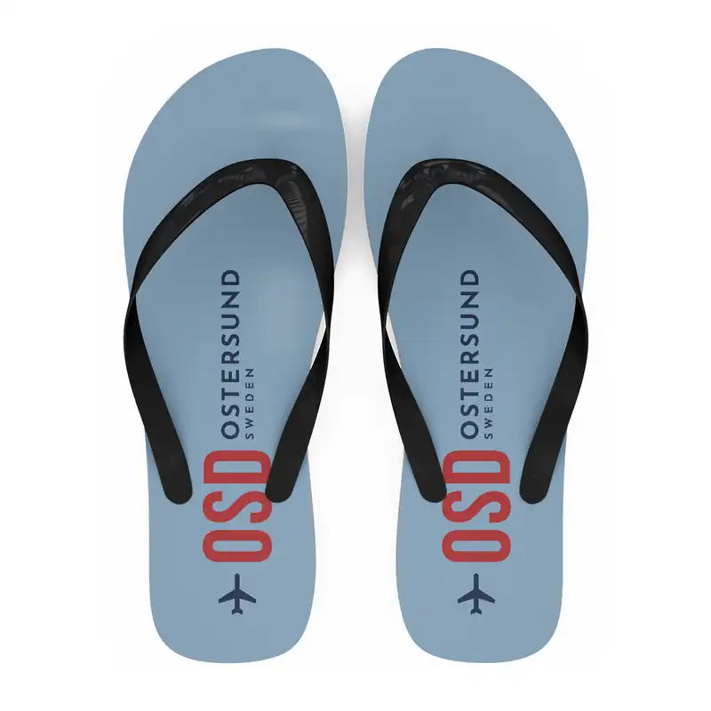 Are Ostersund Airport (OSD) Slippers & Flip Flops - Slippers - Flip Flops - Code - Light Blue