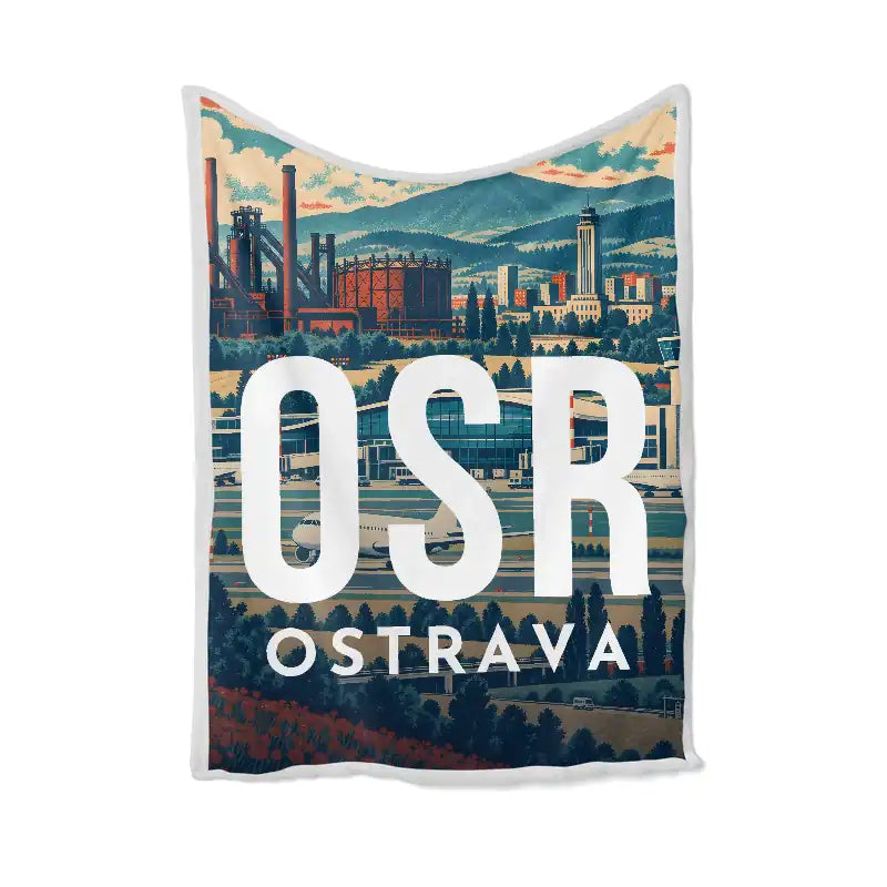 Leoš Janáček Airport Ostrava (OSR) Bedding Sets & Blankets - Blanket - Scene