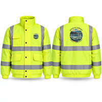 Thumbnail for Leoš Janáček Airport Ostrava (OSR) Reflective Winter Jackets - Badge - Fluorescent Yellow