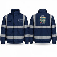 Thumbnail for Leoš Janáček Airport Ostrava (OSR) Reflective Winter Jackets - Poster - Navy Blue