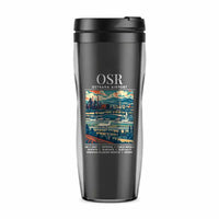 Thumbnail for Leoš Janáček Airport Ostrava (OSR) Travel Mugs - Poster - Plastic (No Holder) - Gray