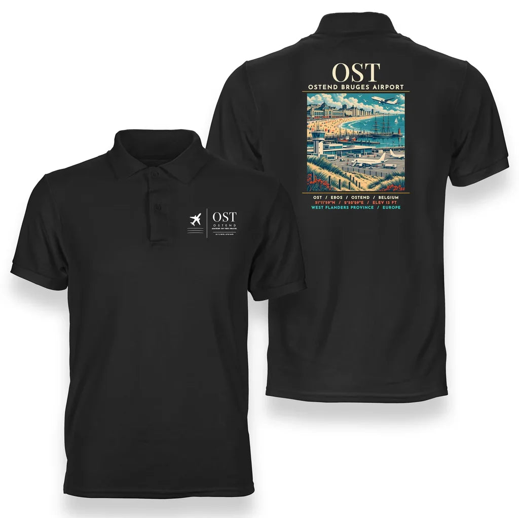 OST - Poster - Double-Side Polo - Black