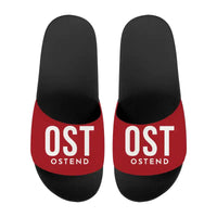 Thumbnail for Ostend-Bruges International Airport (OST) Slippers & Flip Flops - Slippers - Sport - Code - Red