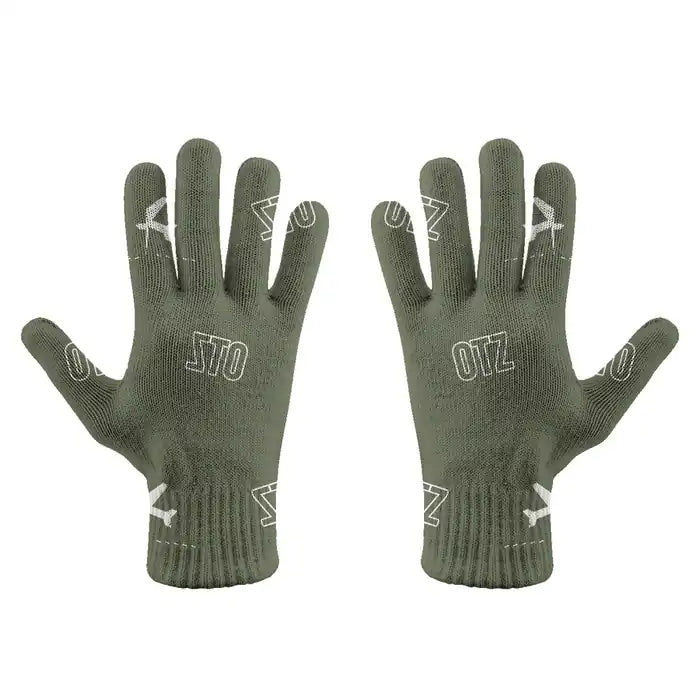 Ralph Wien Memorial Airport (OTZ) Gloves - Gloves - Full - Pattern - Green Army