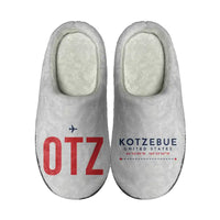 Thumbnail for Ralph Wien Memorial Airport (OTZ) Slippers & Flip Flops - Slippers - Cotton - Code - Different - Light Gray