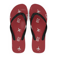 Thumbnail for Ralph Wien Memorial Airport (OTZ) Slippers & Flip Flops - Slippers - Flip Flops - Pattern - Red