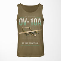 Thumbnail for OV-10A Bronco design on green army tank top