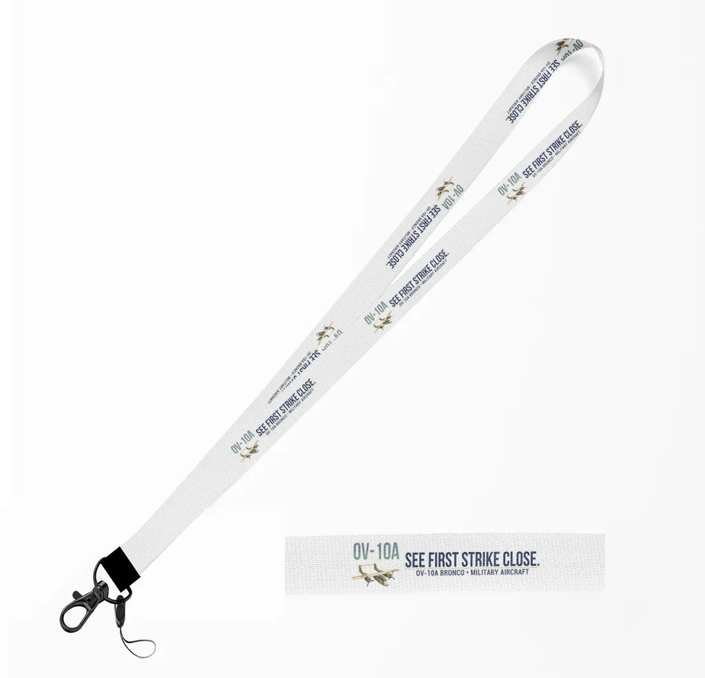OV-10A Bronco lanyard - white