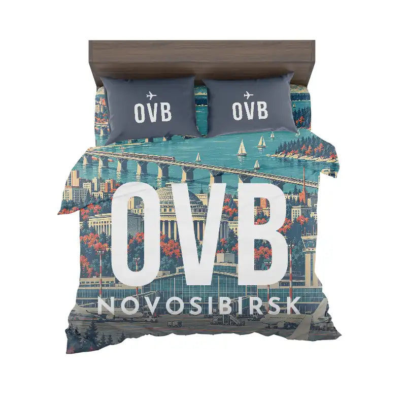 Novosibirsk Tolmachevo Airport (OVB) Bedding Sets & Blankets - Bedding Set - Scene