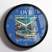 Thumbnail for OVB - Poster - Wall Clock Framed - Blue