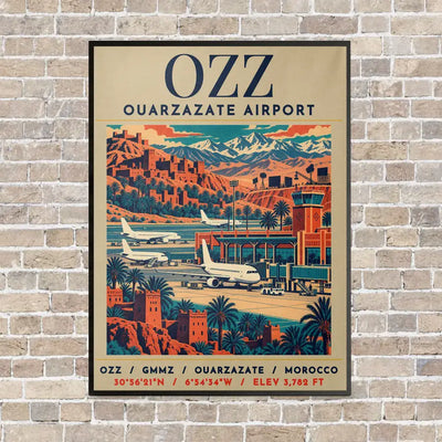 OZZ - Poster - Canvas Framed - Beige