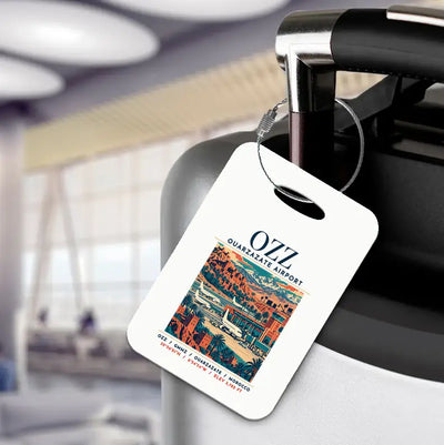 OZZ - Poster - Luggage Tag - White