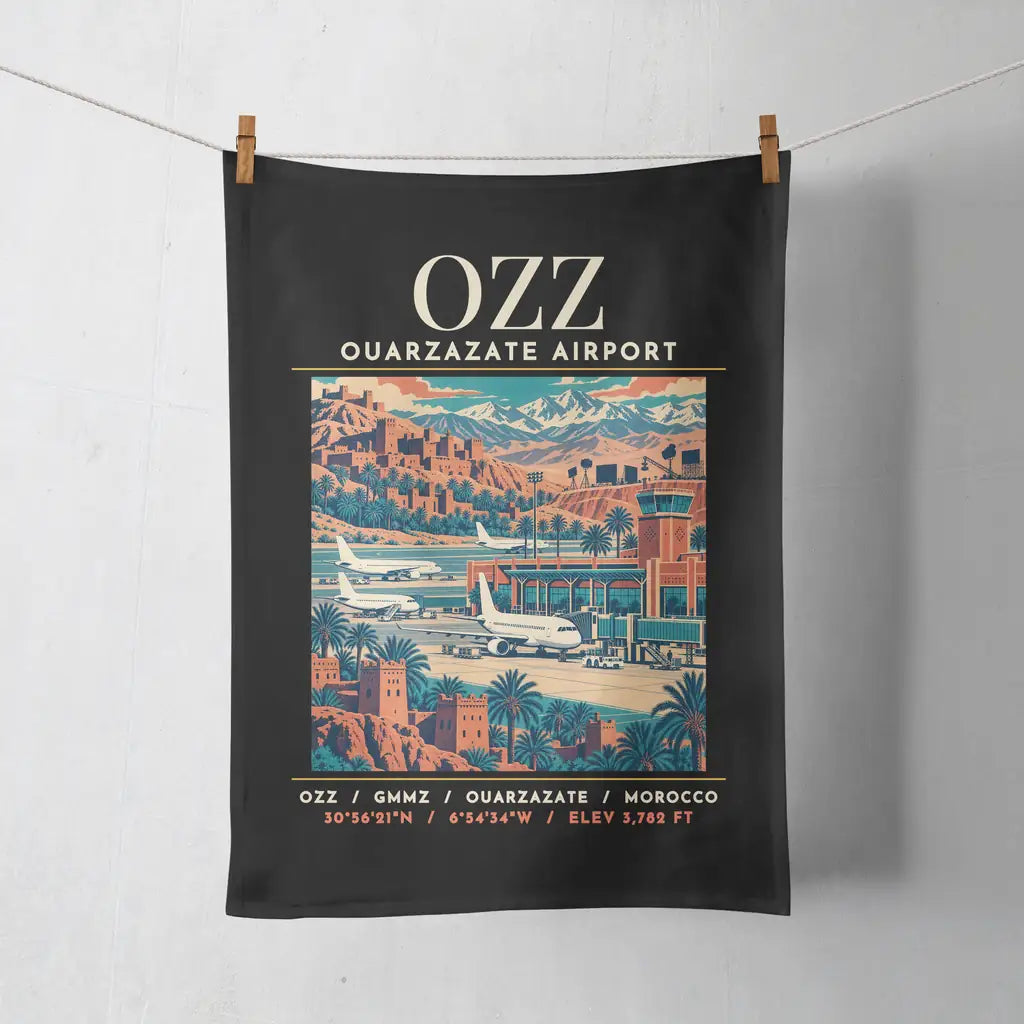 OZZ - Poster - Towel - Black