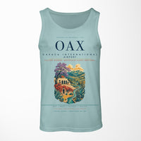 Thumbnail for Oaxaca International Airport (OAX) design on light green tank top
