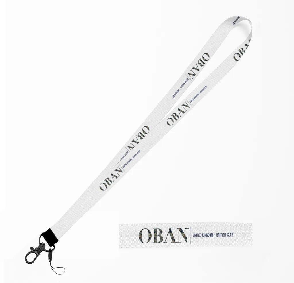 Oban City Series lanyard - white