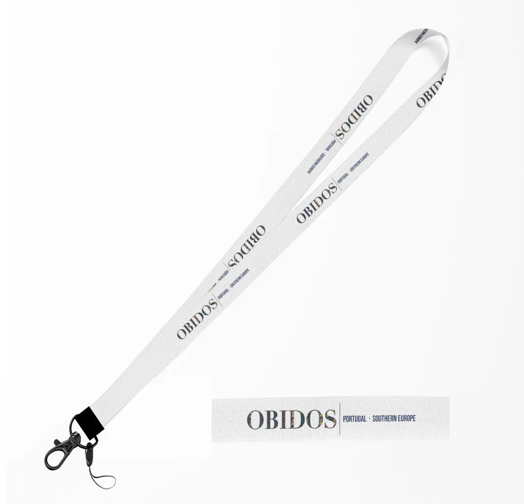 Obidos City Series lanyard - white