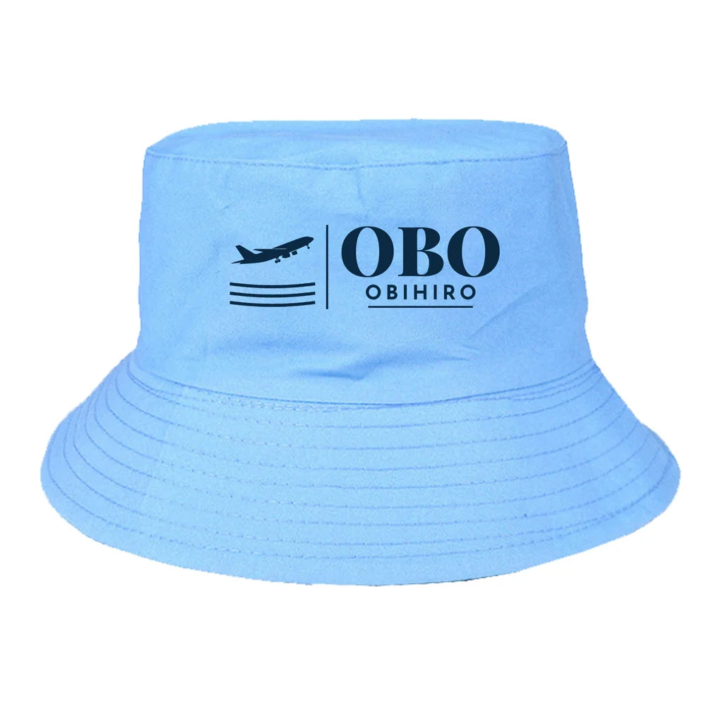 Obihiro Airport (OBO) summer hat - light blue