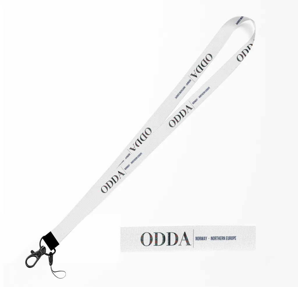 Odda City Series lanyard - white